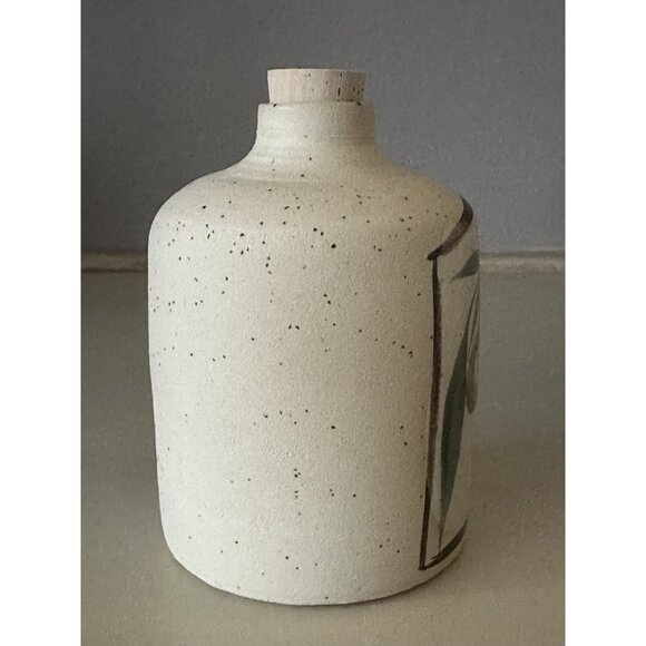 Olive Oil Bottle Ceramic Hand Made Batya Erdstein Israel Signed Judaica 4.5" - Picture 9 of 14